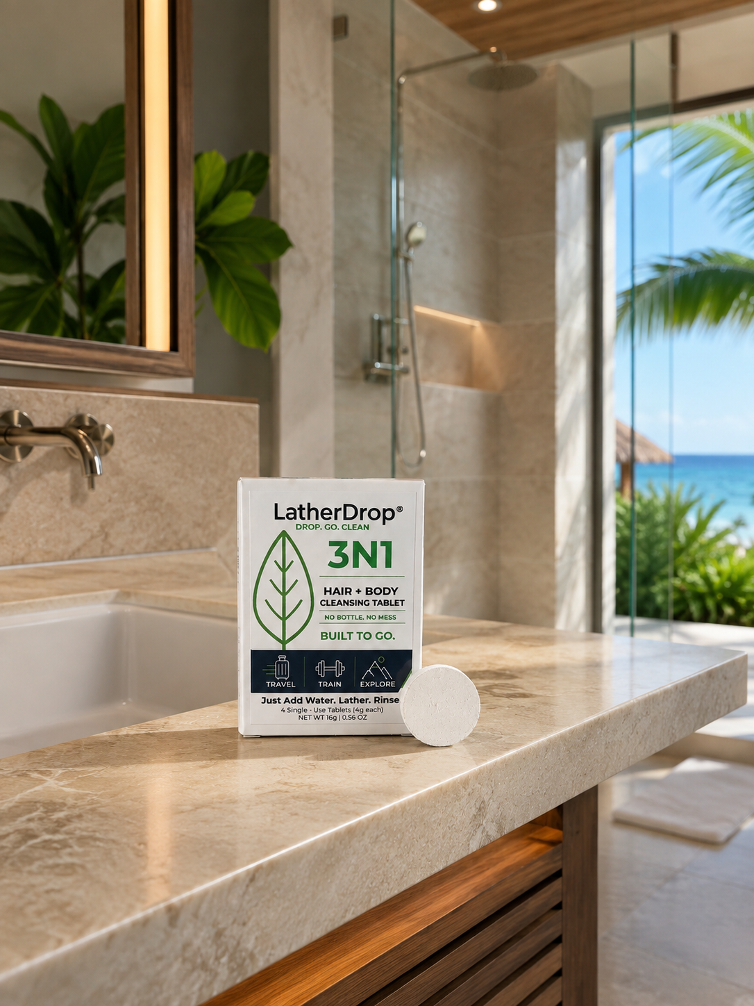 LatherDrop 3N1 Cleansing Tablet